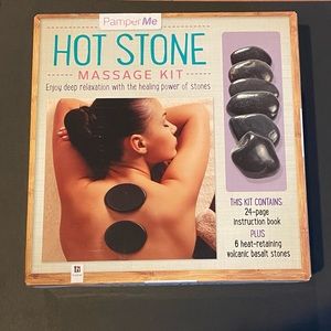 Pamper Me Hot Stone Massage Kit 24 Page Instruction Book 8 Heat-retaining Stones
